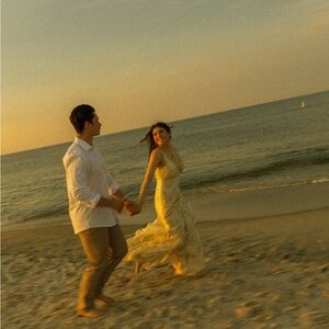 Lulu's Green Floral Maxi Dress